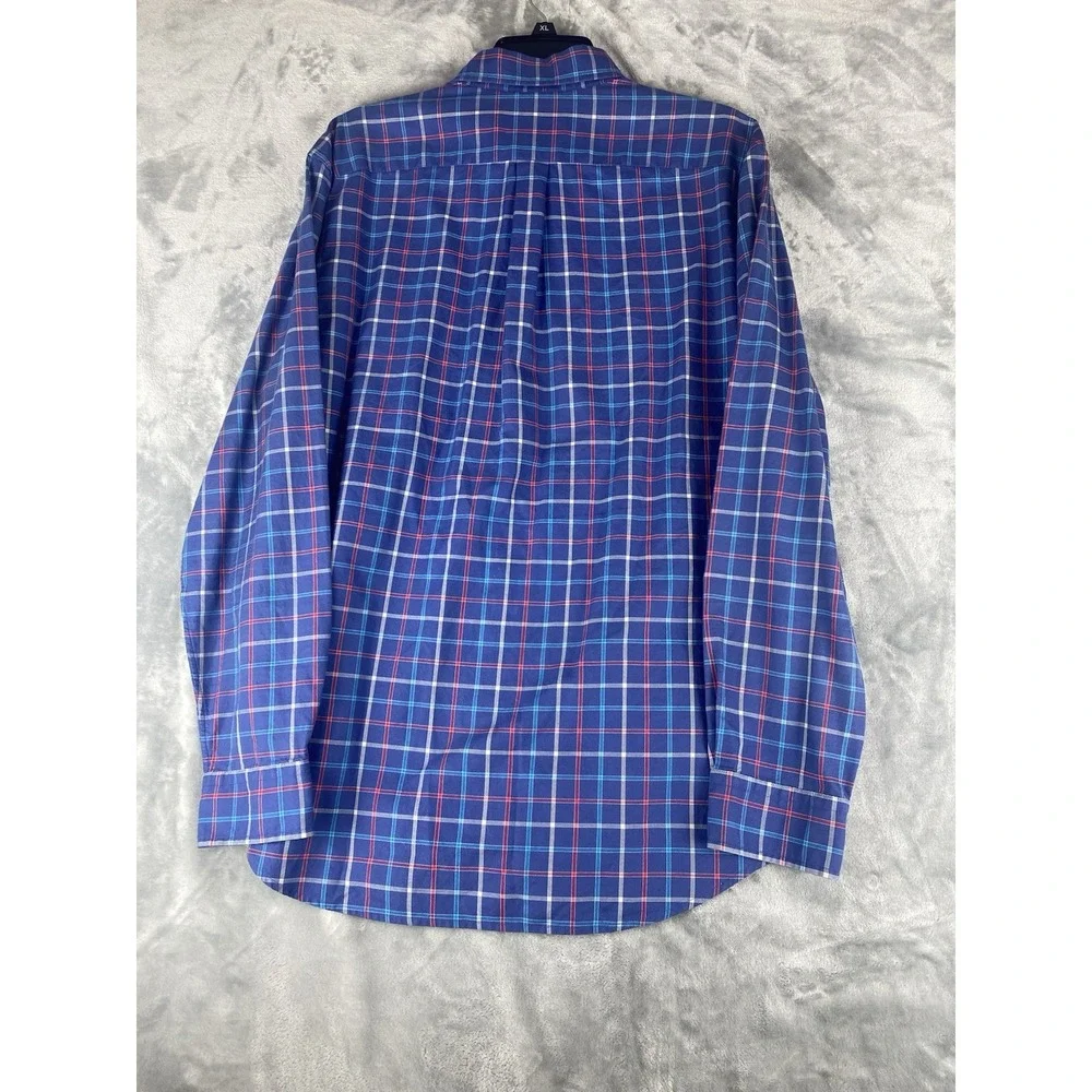 Vineyard Vines Men's Classic Fit Murray Shirt  Large Check Cotton Button Casual‎
